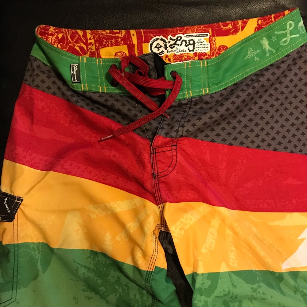 Rasta LRG Men’s Board Shorts